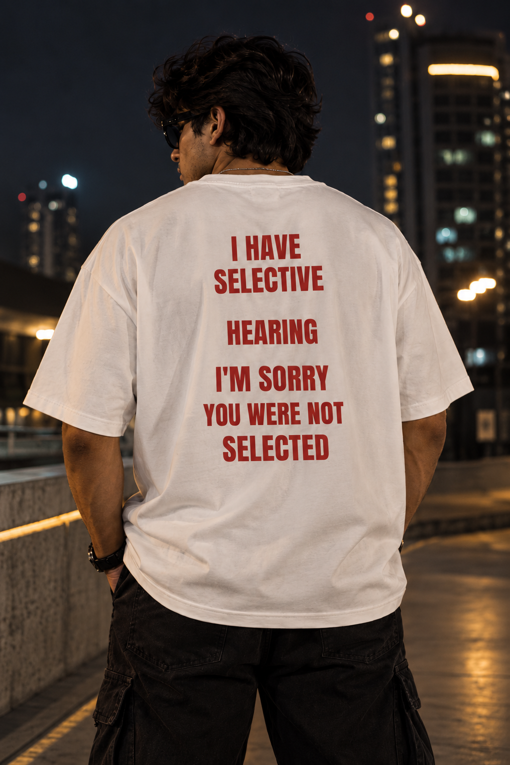 Oversized T-Shirt: Selective Hearing